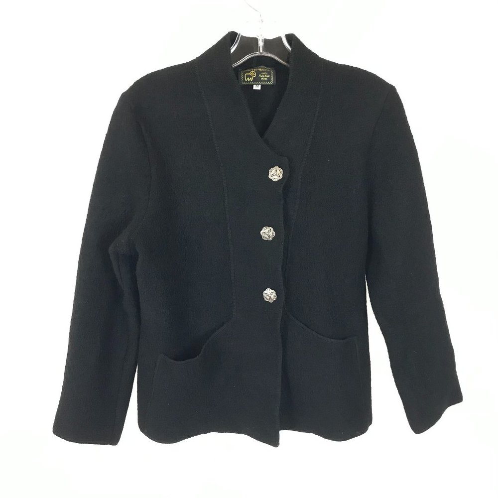 Size Medium South Wool Snap Button Jacket